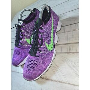 Nike Flyknit Zoom Agility Women's Shoes Size 8 Purple Running. I-7